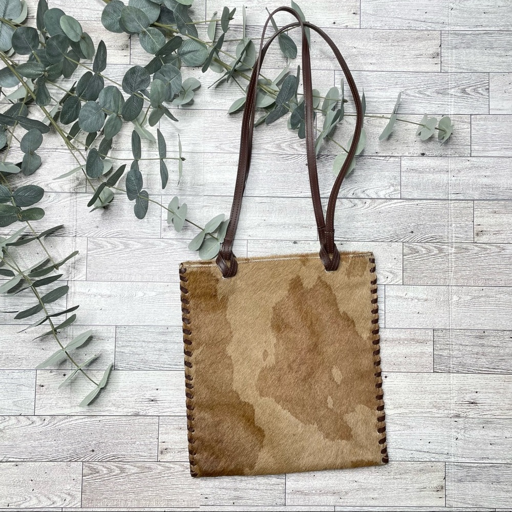 Vintage Genuine Leather & Cow Hyde Purse